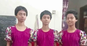 এক পরিবার, তিন জমজ বোন, তিনজনই ট্যালেন্টপুলে বৃত্তিপ্রাপ্ত